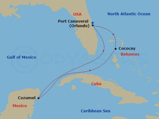 Cruise Route Map