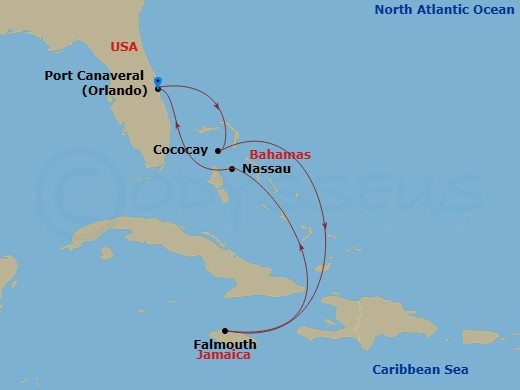 Cruise Route Map
