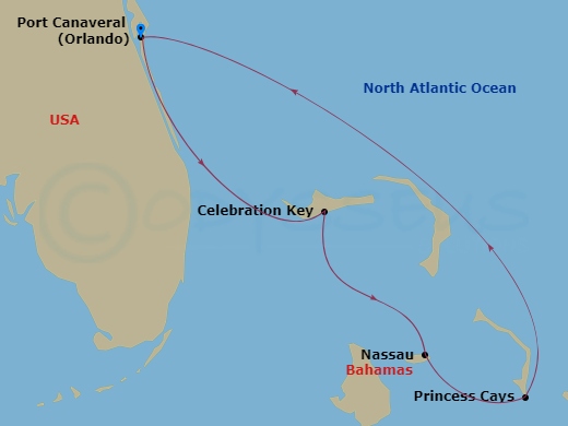 Cruise Route Map