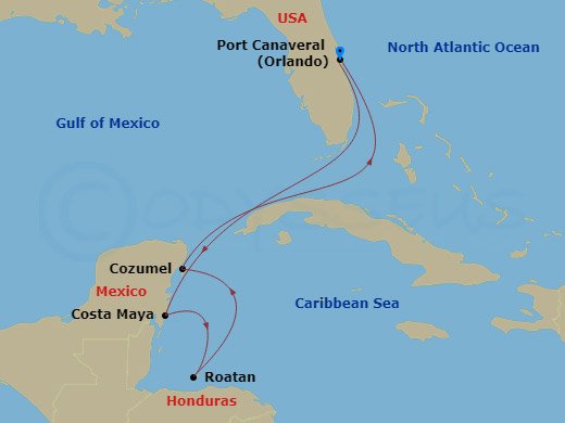Cruise Route Map