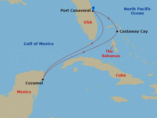 Cruise Route Map