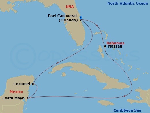 Cruise Route Map