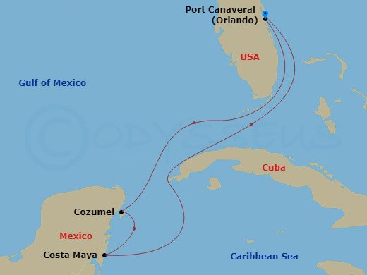 Cruise Route Map