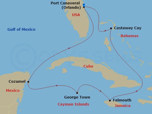Cruise Route Map