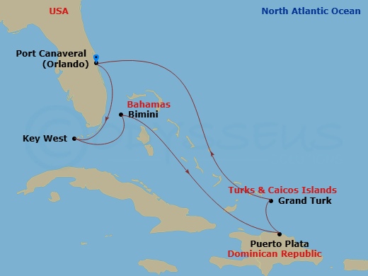 Cruise Route Map