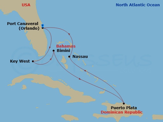 Cruise Route Map