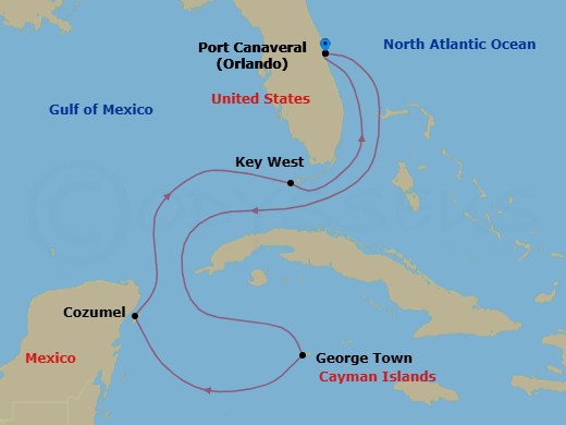 Cruise Route Map
