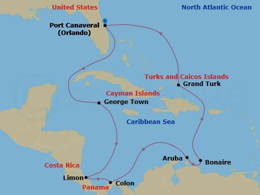 Cruise Route Map