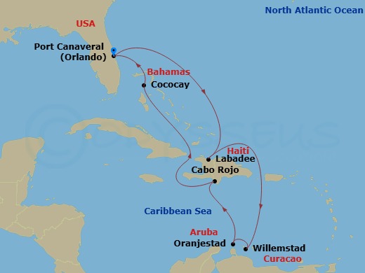 Cruise Route Map