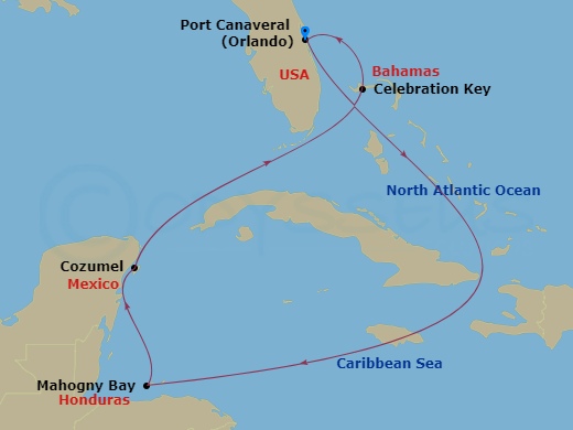 Cruise Route Map