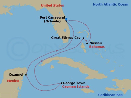 Cruise Route Map