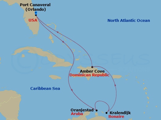 Cruise Route Map