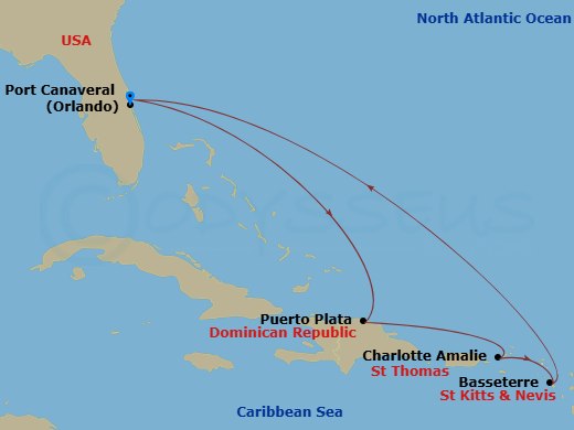 Cruise Route Map