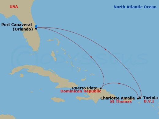 Cruise Route Map