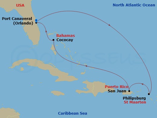Cruise Route Map