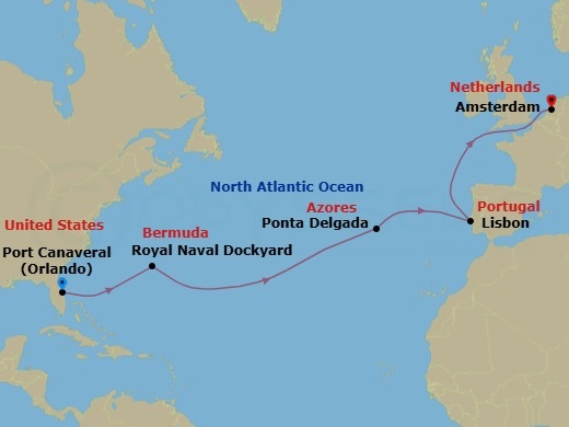 Cruise Route Map