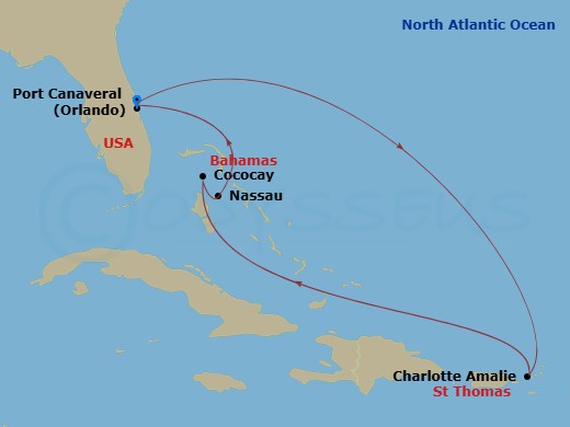 Cruise Route Map