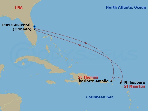 Cruise Route Map