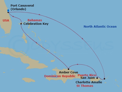 Cruise Route Map