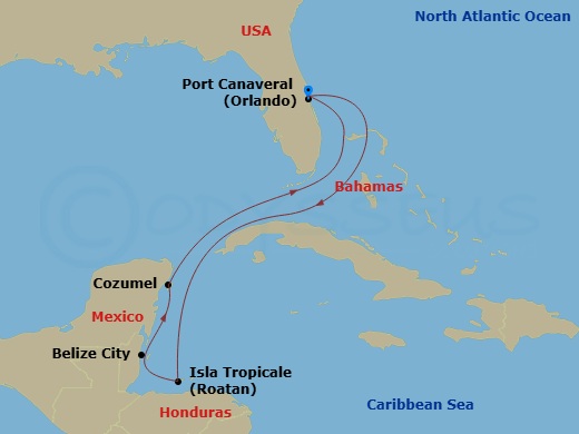 Cruise Route Map