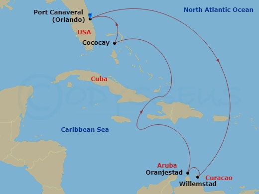 Cruise Route Map