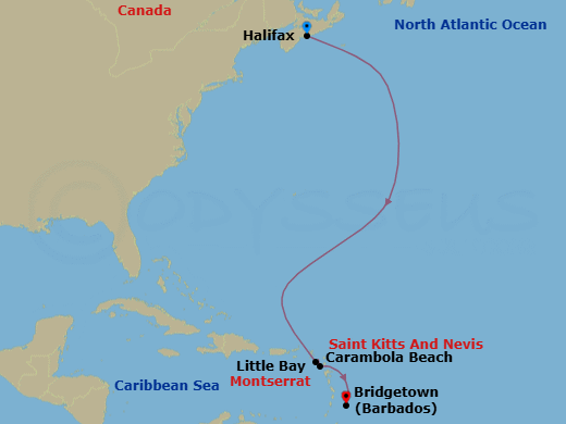 Cruise Route Map