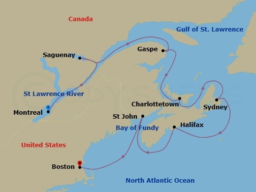 Maple & Mist Route Map