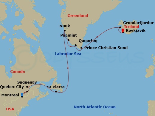 Cruise Route Map