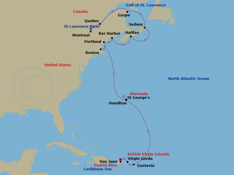 Star Collector: Fall Leaves & Caribbean Breezes Route Map