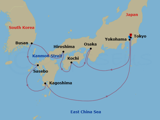 Yokohama To Tokyo Route Map