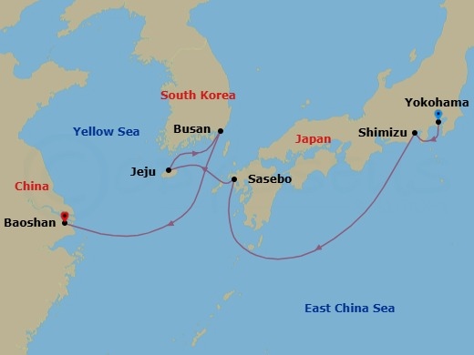 Cruise Route Map