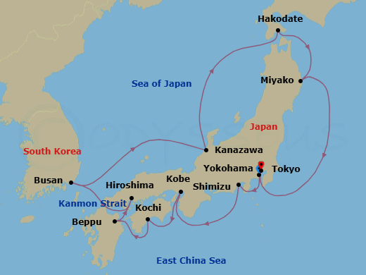 Yokohama To Tokyo Route Map