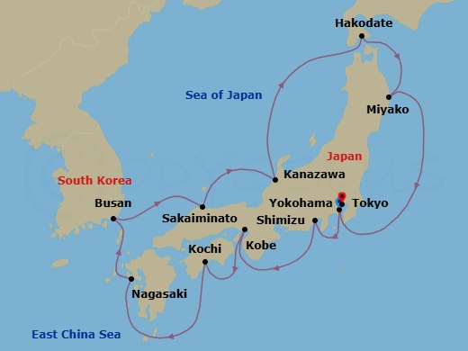 Yokohama To Tokyo Route Map
