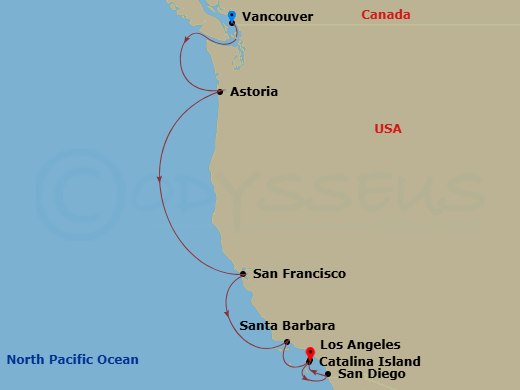 Cruise Route Map