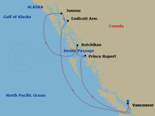 Cruise Route Map