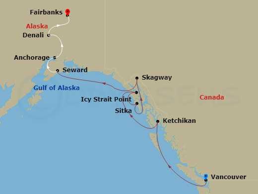 Cruise Route Map