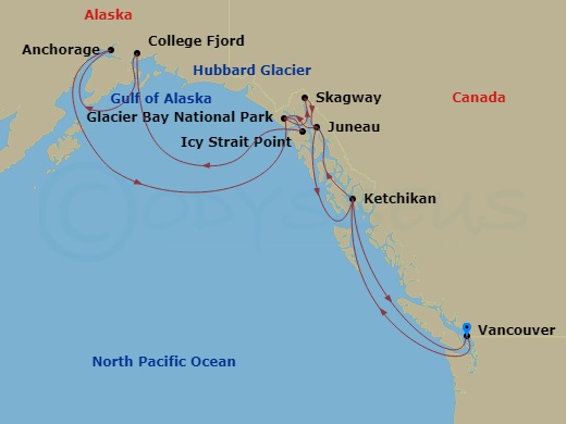 Cruise Route Map