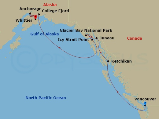 Cruise Route Map