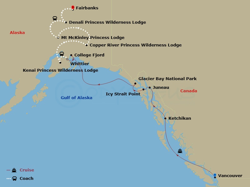 Cruise Route Map