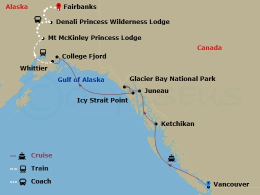 Cruise Route Map
