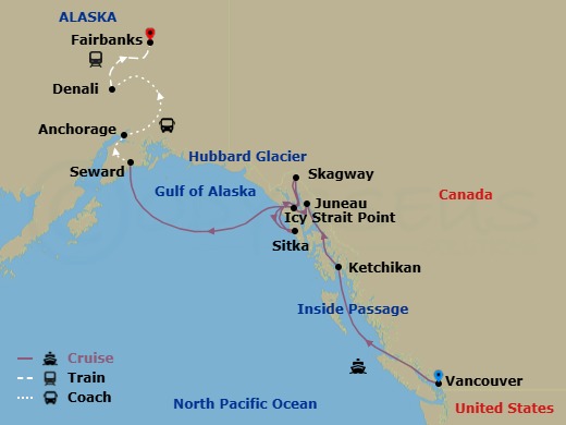 12N Wilderness Frontier Explorer Ct 4A Route Map