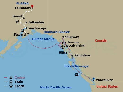14N Alaska Wlderness & Chena River Ult Ct 8A Route Map