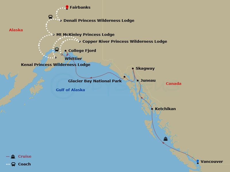 Cruise Route Map