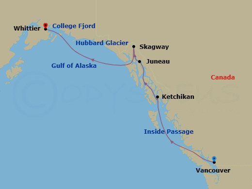 Cruise Route Map