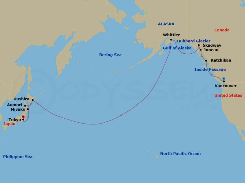 Cruise Route Map