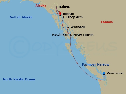 Scenic Alaska Route Map