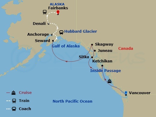 11N Wilderness Frontier Explorer Ct 4A Route Map