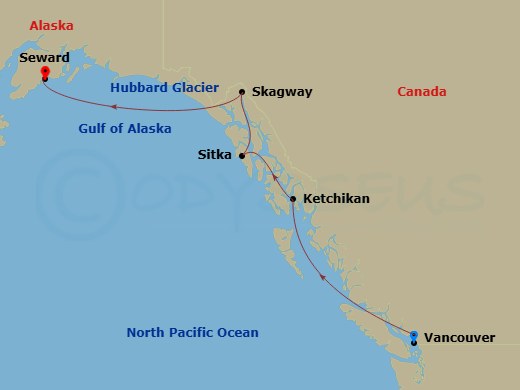 Cruise Route Map
