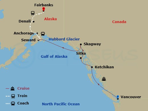 11N Wilderness Frontier Explorer Ct 4A Route Map
