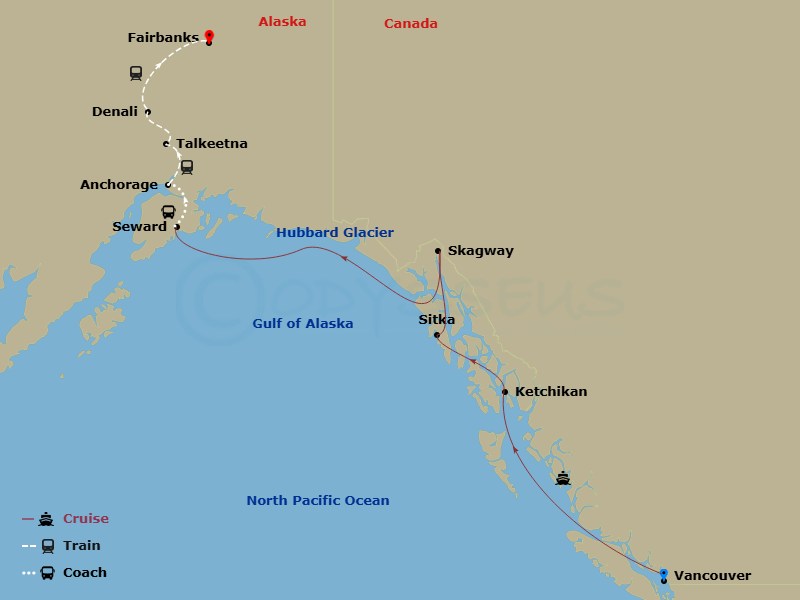 Cruise Route Map